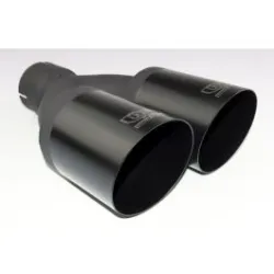 Uniwersalna końcówka tłumika okrągła 90mm długość 220mm średnica montażowa 50mm