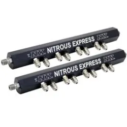 Injection Rails with Fittings 2 Double Hole Rails Nitrous Express NX 90001