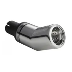 Uniwersalna końcówka tłumika okrągła 80mm długość 170mm średnica montażowa 45mm