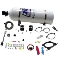 Plate High Output System 50-250Hp with 15Lb Bottle for Ford Coyote 5.0L / Godzilla 7.3L Nitrous Express NX 20951-15