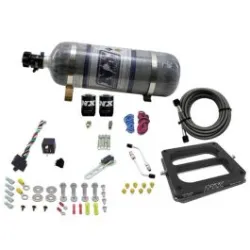 4500 Conventional Plate System Gasoline Pro-Power 100-500Hp with 12Lb Carbon Bottle Nitrous Express NX 50070-12