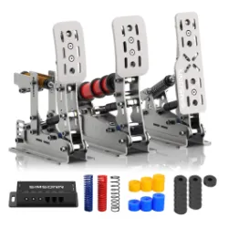 Pedalbox Pedały SIMSONN Plus X Racing Simracing Symulator - Srebrny