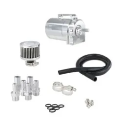 Oil Catch Tank JRspec 350ml z króćcami 6 8 10mm z filtrem