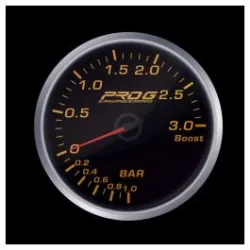 Wskaźnik Pro G Race Series 2 RS, doładowania Boost 3 Bar RED 60mm
