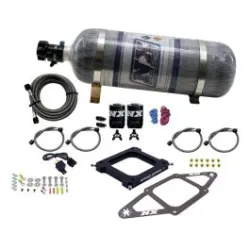 4500 Assassin Plate Gasoline Pro-Power 100-500Hp with 12Lb Carbon Bottle Nitrous Express NX 67570-12
