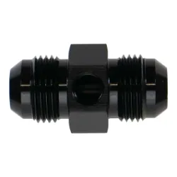 Adapter 10AN męski Flare z portem manometru 1/8" DeatschWerks