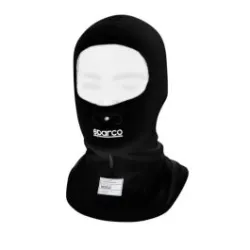 Sparco Pista Balaclava Black FIA 8856-2018 and SFI 3.3 Approved