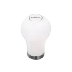 Gałka zmiany biegów Mishimoto okrąła biała