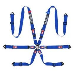 Sparco Competition H-2 6-Points 2" Harness Blue FIA Approved 8853-2016 up to 2029