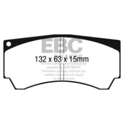 DP8066RPX Sportowe klocki hamulcowe RP-X Racing EBC Brakes