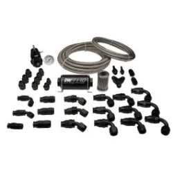 PTFE Return Plumbing Kit 8AN Feed 6AN Return DeatschWerks for Toyota Supra A90 / BMW M3 / M4