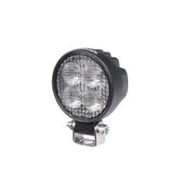 Lampa Robocza Okrągła LED Purelux Terrain Black Mini Round 7cm 12W Szeroki Strumień