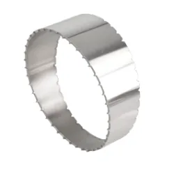 Spawane kolanko nierdzewne ząbkowane 11,25' 60mm