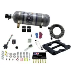 Q-Jet Spreadbore Nitrous System 50-300Hp with 12Lb Carbon Bottle Nitrous Express NX 30080-12