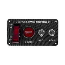 Elektryczny panel uruchamiania silnika z 2 przełącznikami