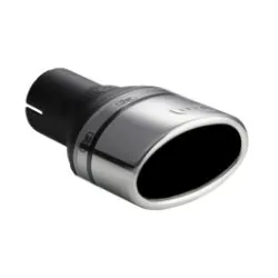 Uniwersalna końcówka tłumika owalna 120×80mm długość 80mm średnica montażowa 45mm
