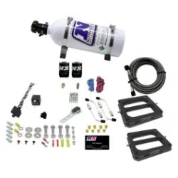 Dual 4500 Conventional Plate System Gasoline Stage 6 50-300Hp with 5Lb Bottle Nitrous Express NX 30270-05