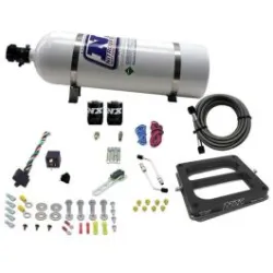 4500 Conventional Plate System Gasoline Stage 6 50-300Hp with 15Lb Bottle Nitrous Express NX 30070-15