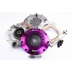 Sprzęgło Xtreme Clutch dwutarczowe ceramiczne amortyzowane Mitsubishi LANCER EVO IV V VI VII VIII IX 4G63 1996-2007