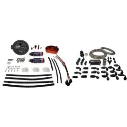 Fuel Pump Module X3 Series with DW420 Pumps PTFE Returne Plumbing Kit DeatschWerks Toyota Supra A90 / BMW M3 / M4