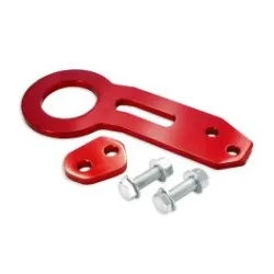 Hak holowniczy Wygięty Czerwony