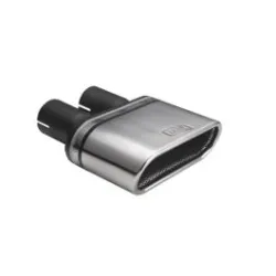 Uniwersalna końcówka tłumika owalna 167×60mm długość 120mm średnica montażowa 50mm