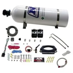 Nitrous Plate System with 15Lb Bottle for GM 6.2L Truck 2014+ Nitrous Express NX 20937-15