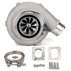 Turbosprężarka Pulsar PSR 3076 Gen2 750HP .82 T4 Wlot 3" V-Band Wylot Stal Nierdzewna Łożyska kulkowe