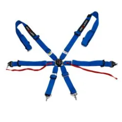 DriftShop 6 Point Harness Blue FIA Approved 8853