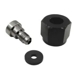 AN4 Bottle Nipple and Nut for CO2 Valve with Gasket Nitrous Express NX 11713