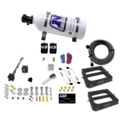 Dual 4500 Conventional Plate System Gasoline Pro-Power 100-500Hp with 5Lb Bottle Nitrous Express NX 50270-05