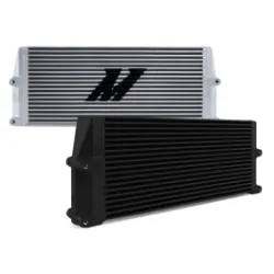 Mishimoto Heavy-Duty Oil Cooler 17" Same-Side Outlets Black