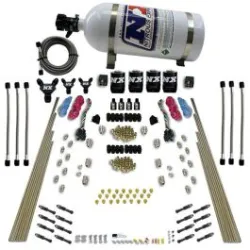 Dual Stage 8-Cyl Dry Direct Port Nitrous System 10LB Nitrous Express NX 93106-10