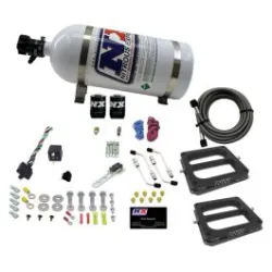 Dual 4500 Conventional Plate System Gasoline Pro-Power 100-500Hp with 10Lb Bottle Nitrous Express NX 50270-10