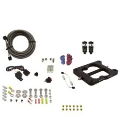 Q-Jet Holley Spreadbore Hitman Nitrous System 100-150-200Hp without Bottle Nitrous Express NX 40080-00