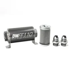 DeatschWerks In-Line Fuel Filter Kit -10AN 10 Micron 110mm