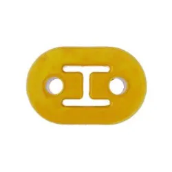 Wieszak do wydechu 10mm - żółty