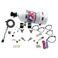 Dual Nozzle Nitrous System with 10Lb Bottle for GM TBI ALL (50-75-100-125HP) Nitrous Express NX 20218-10