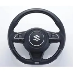 GReddy Black Carbon Steering Wheel with Red Stitch for Suzuki Swift Sport ZC33S