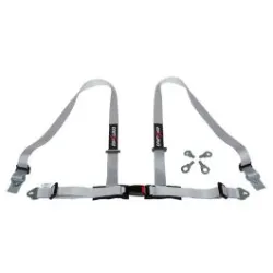 DriftShop 4 Point Harness 2" Grey Road Approved ECE