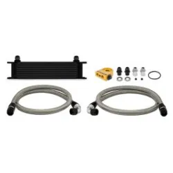 Mishimoto Universal 10 Row Thermostatic Oil Cooler Kit Black