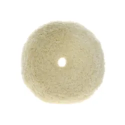 LAKE COUNTRY 165mm Curved Edge Cutting Unsteamed Twisted Wool Pad (41-005 Hook & loop)