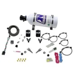 Dual Nozzle Nitrous System with 5Lb Bottle for GM TBI ALL (50-75-100-125HP) Nitrous Express NX 20218-05