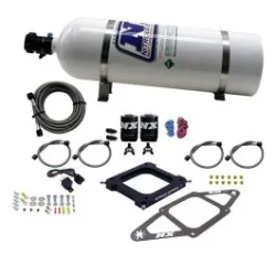 4500 Assassin Plate Gasoline Pro-Power 100-500Hp with 15Lb Bottle Nitrous Express NX 67570-15