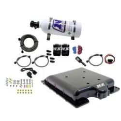 Billet Supercharger Lid with Integrated Nitrous with 5Lb Bottle for Dodge Hellcat / Demon Nitrous Express NX 20972-05