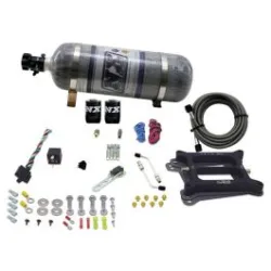 4150 Conventional Plate System Gasoline Pro-Power 100-500Hp with 12Lb Carbon Bottle Nitrous Express NX 50040-12