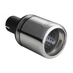 Uniwersalna końcówka tłumika okrągła 100mm długość 120mm średnica montażowa 45mm