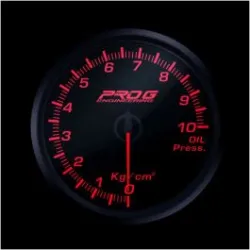 Wskaźnik Pro G Race Series RC, ciśnienia oleju Kg/cm2 RED 52mm