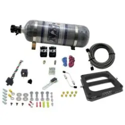4500 Hitman Dominator Nitrous Plate System 100-150-200Hp with 12Lb Carbon Bottle Nitrous Express NX 40070-12