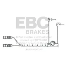 EFA112 Czujnik zużycia klocków hamulcowych EBC Brakes Mercedes-Benz GWagon W460 G200 GWagon W460 G230 GWagon W460 G240 D GWagon W460 G250 D GWagon W46